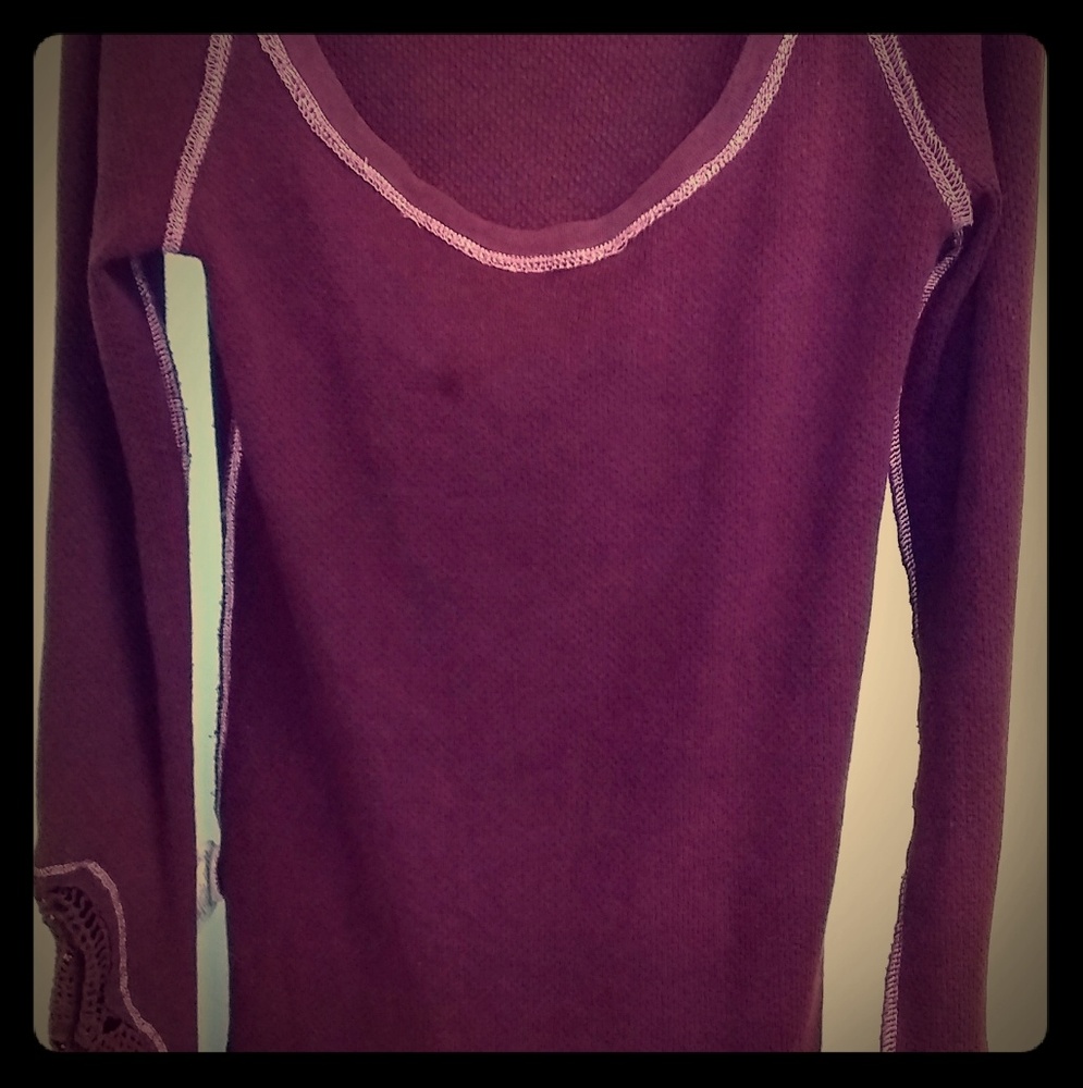 Long sleeve lace inserts thermal